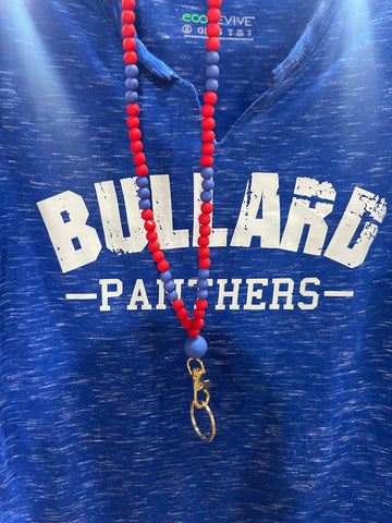 Red And Blue Lanyard