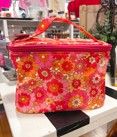 Klara Floral Cosmetic Travel Bag