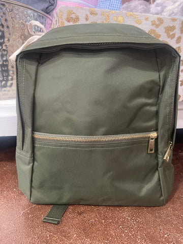 Oh Mint Small (Toddler) Backpack - Olive Nylon