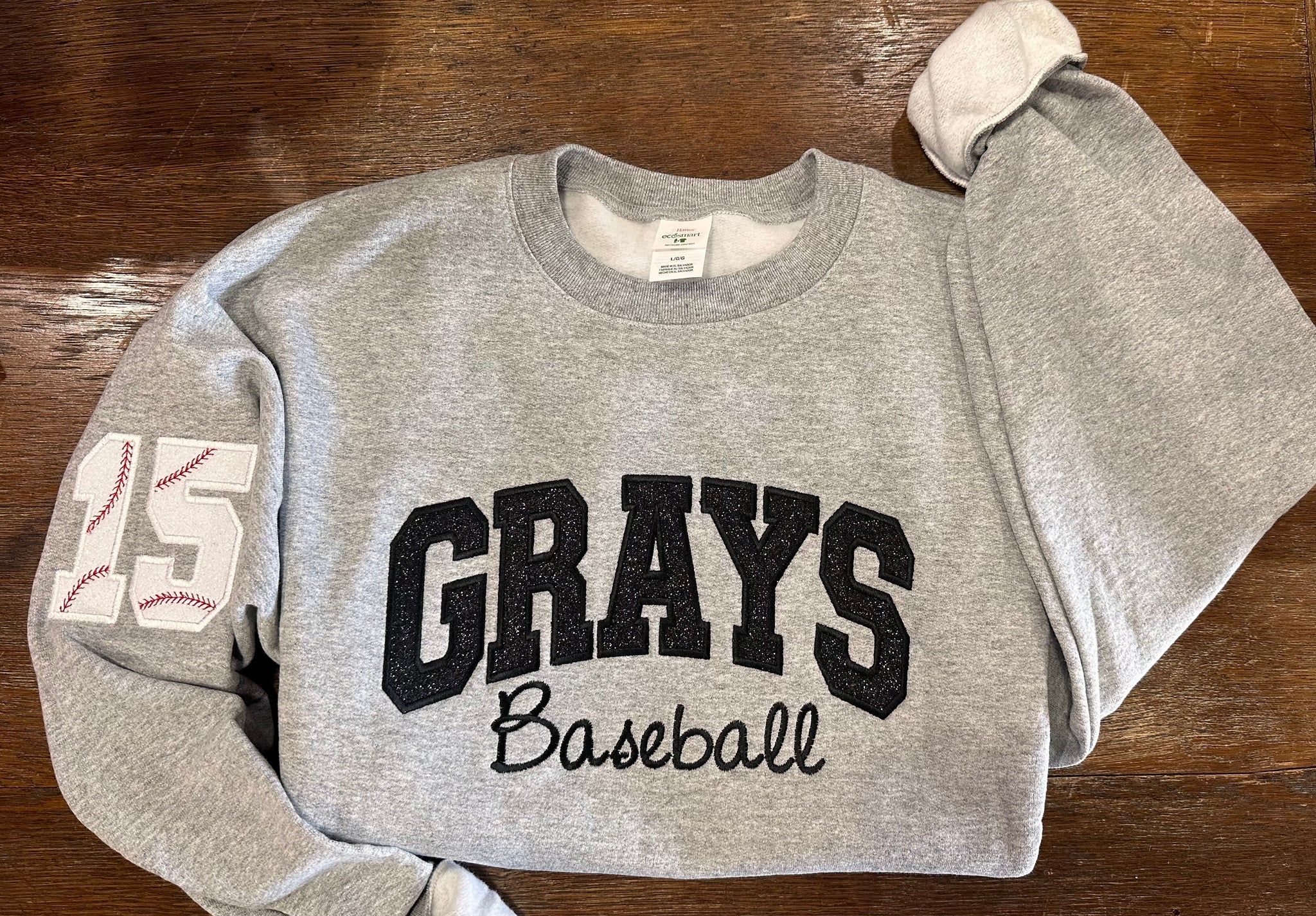 Grays Baseball (Customized for you team) Sweatshirt