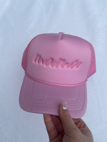 Pink On Pink Mama Foam Trucker Hat