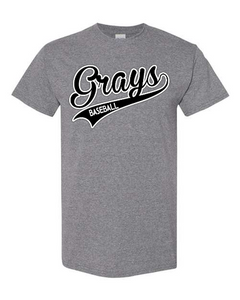 Gildan 5000 Heavy Cotton T-Shirt -  Graphite Heather Swoosh