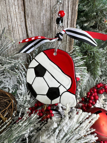 Glory Haus Soccer Flat Ornament