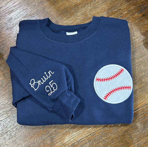 Custom Baseball Pocket Sweatshirt