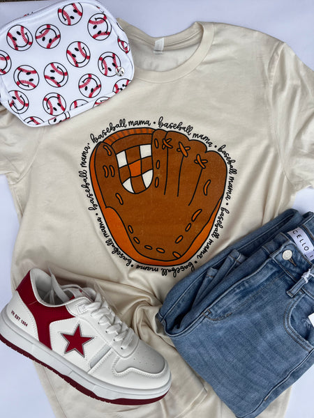 Baseball Mama Glove T-Shirt