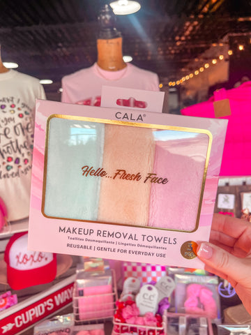 3pc Makeup Cleansing Towels