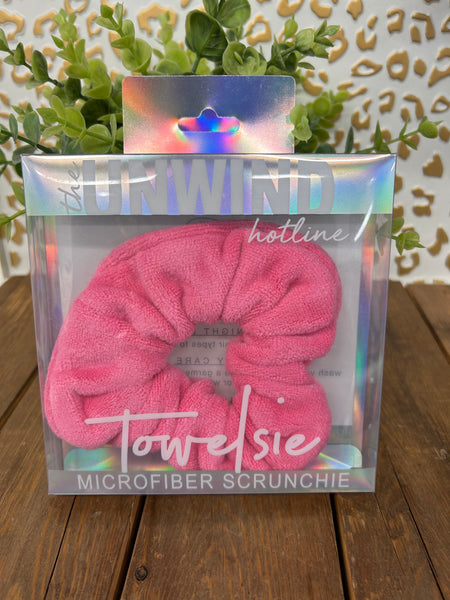 Unwind Towelsie-Microfiber Scrunchie