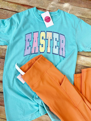 Comfort Color Teal Easter T-Shirt