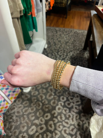 Multi Stack Gold Bracelet
