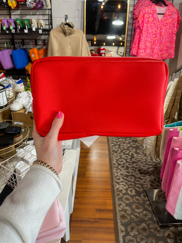 Ruby Red Cosmetic Bag