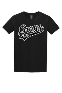 Gildan Softstyle T-Shirt - Black Swoosh