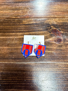 Rippers Home Plate Dangle Earrings