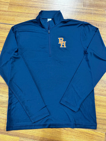 Brook Hill - BH - Embroidered Long Sleeve 1/4 Zip Dri Fit