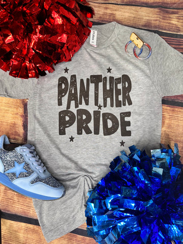 Distressed Star Panther Pride Tee
