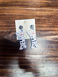 Rippers Baseball Earrings