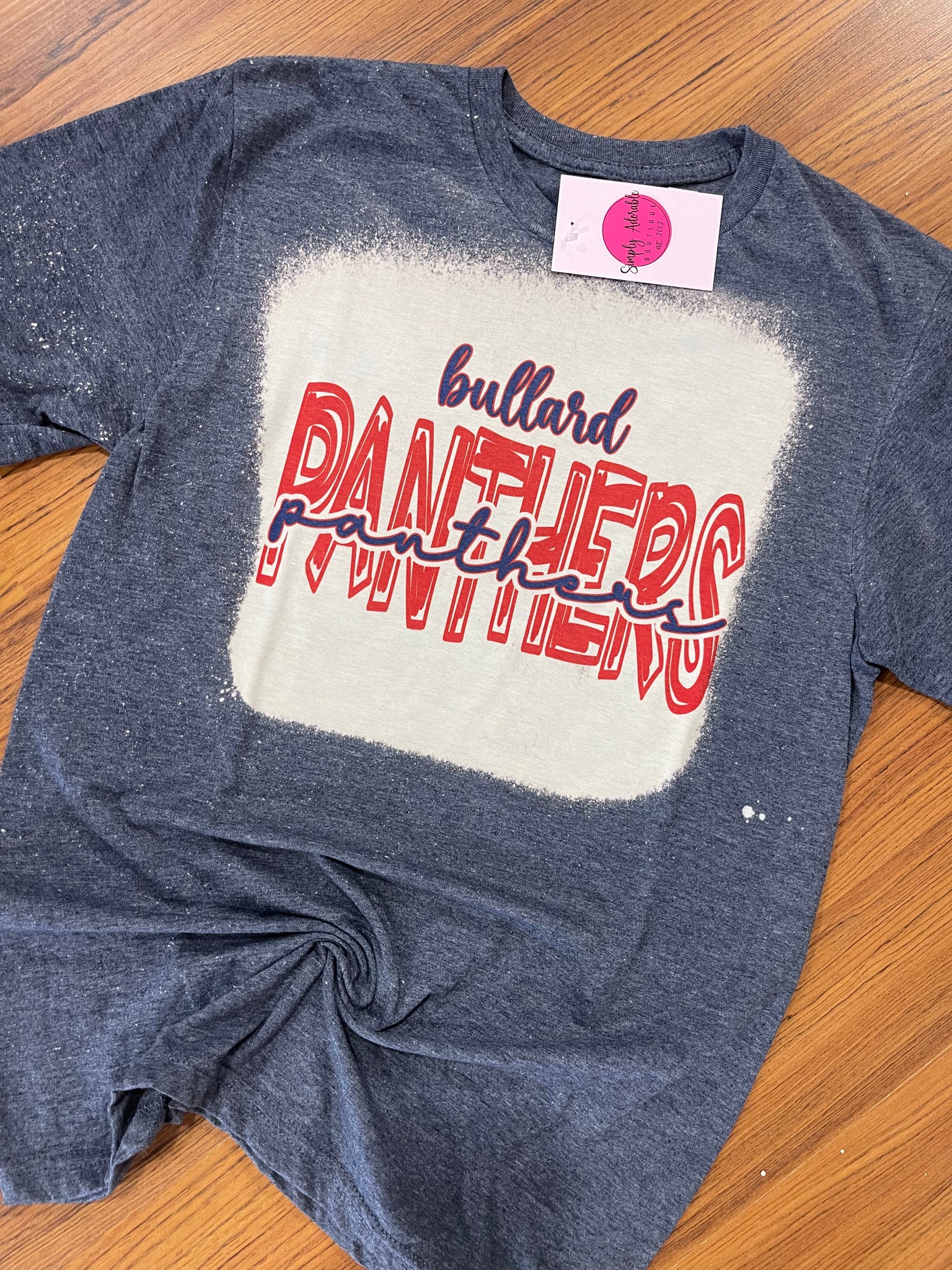 Bullard Panthers Bleached School Spirit Shirt