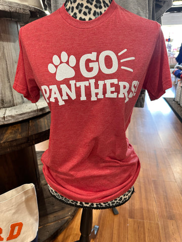 Go Panthers Glitter Tee