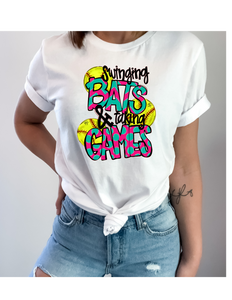 Swinging Bats and Taking Games Sublimation Tee