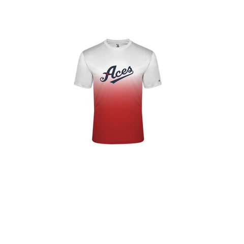 Aces Ombre Dri Fit - Red
