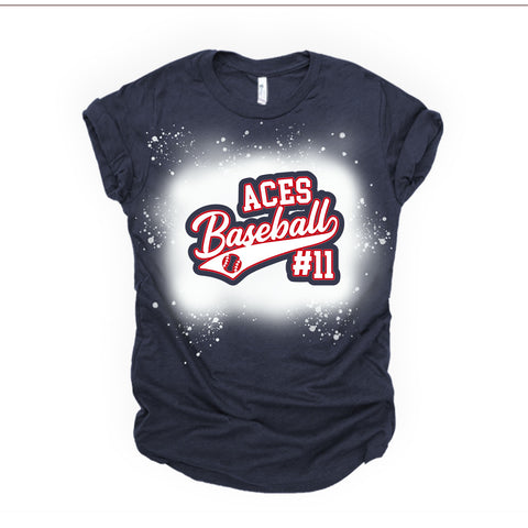 Aces Baseball Bleached Shirt