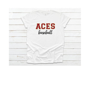 Aces Chenille Letters Sublimation T-Shirt