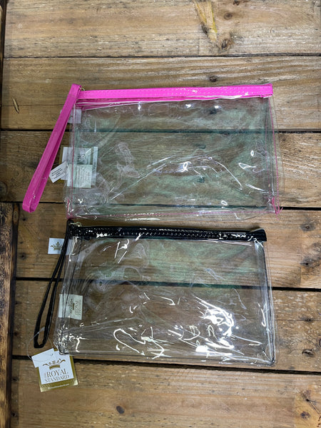 Clear Double Zip Pouch