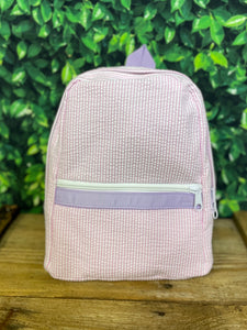 Oh Mint Small (Toddler) Backpack - Princess Seersucker