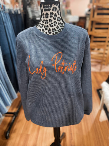 Lady Patriots Corded Sweatshirt