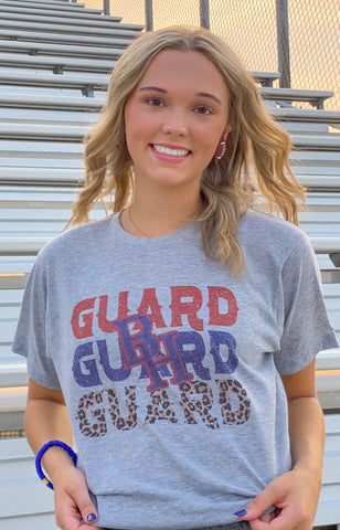 Guard Guard Guard Glitter Sublimation Tee