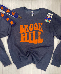 Groovy Brook Hill Screen Print Sweatshirt