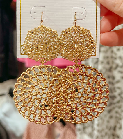 Michelle McDowell Plated Prague Earrings