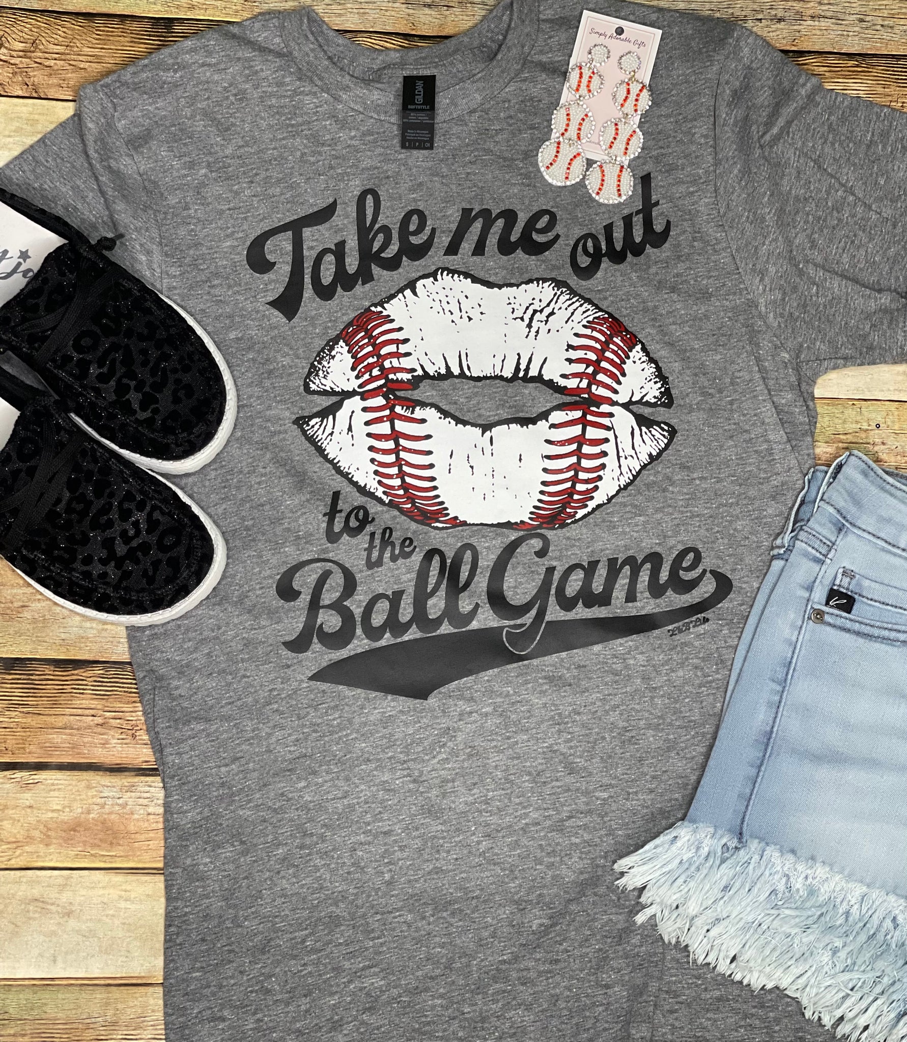Take me out to Ballpark Lips Tee