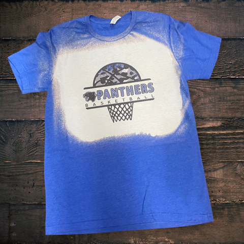 Panthers Basketball Bleached T-Shirt