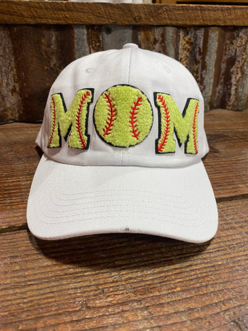 Softball Mom Chenille Hat