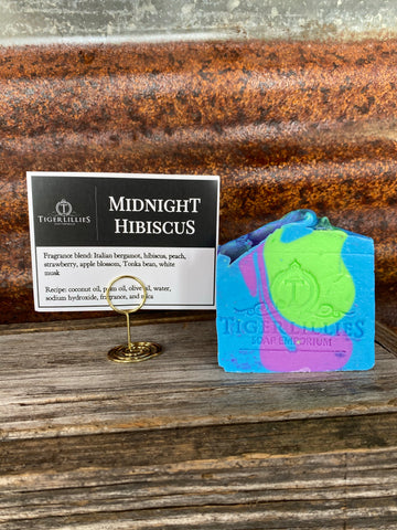 Tigerlillies Slice of Soap - Midnight Hibiscus