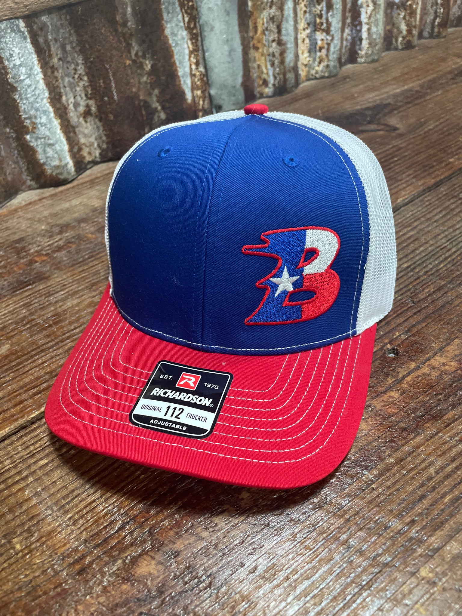Texas Bullard B Richardson 112 Hat - Red/White/Blue