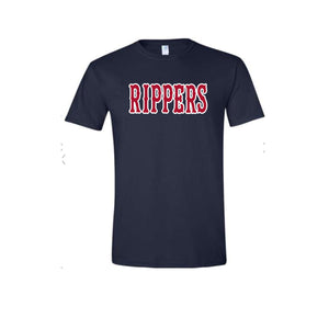 Rippers Baseball Gildan Tee - Navy