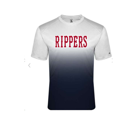 Rippers Baseball Navy Ombre Dri Fit