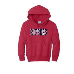 Rippers Baseball Red Hoodie - Port and Co